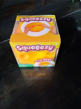 Yellow Stress Reliever Toy - cheese